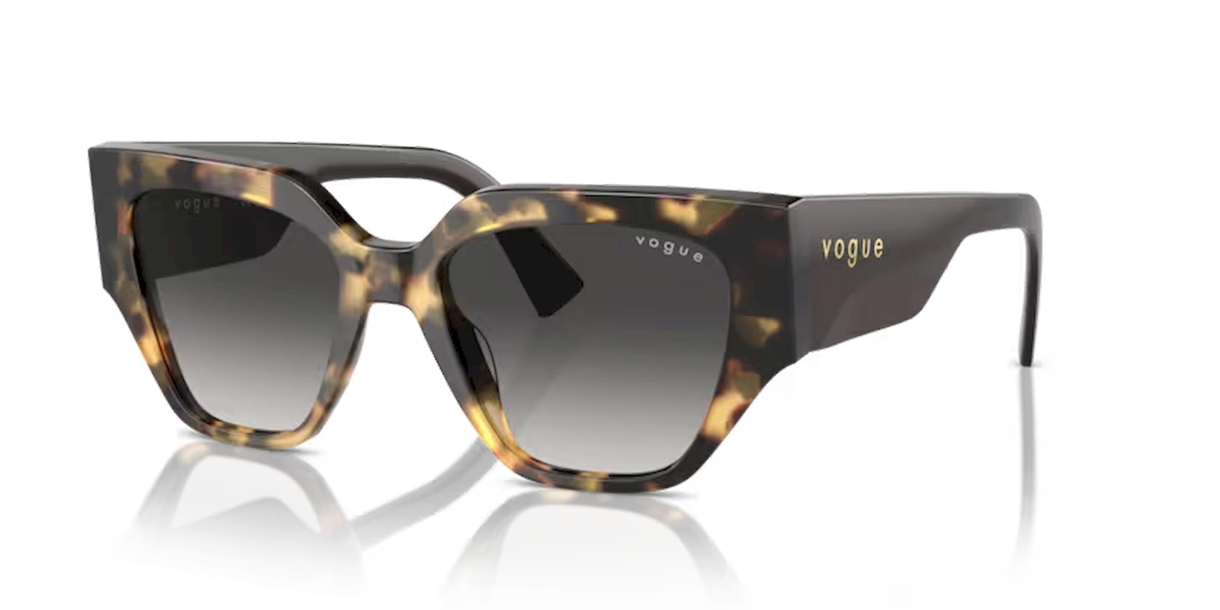 Vogue VO5409S 26058G Kahverengi Havana Köşeli Kadın Kemik Güneş Gözlüğü