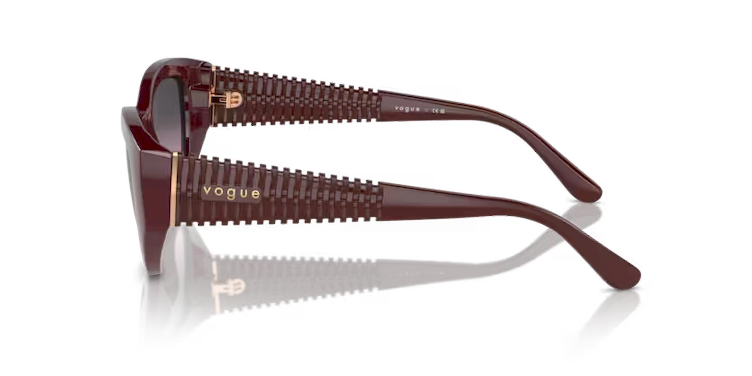 Vogue VO5566-S 304890 Cat Eye Kırmızı Kemik Güneş Gözlüğü