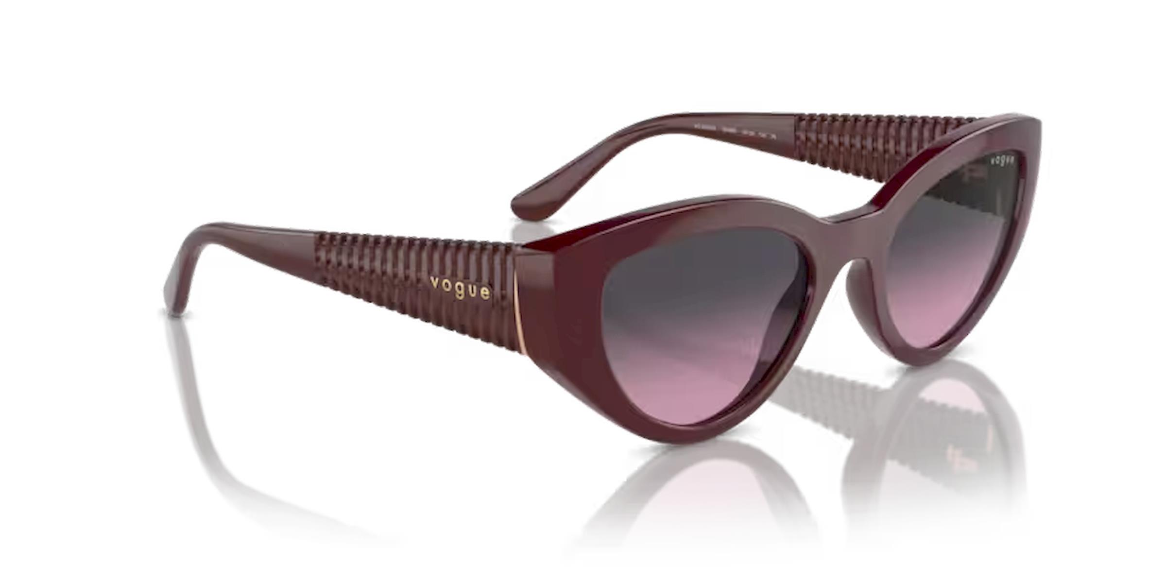 Vogue VO5566-S 304890 Cat Eye Kırmızı Kemik Güneş Gözlüğü