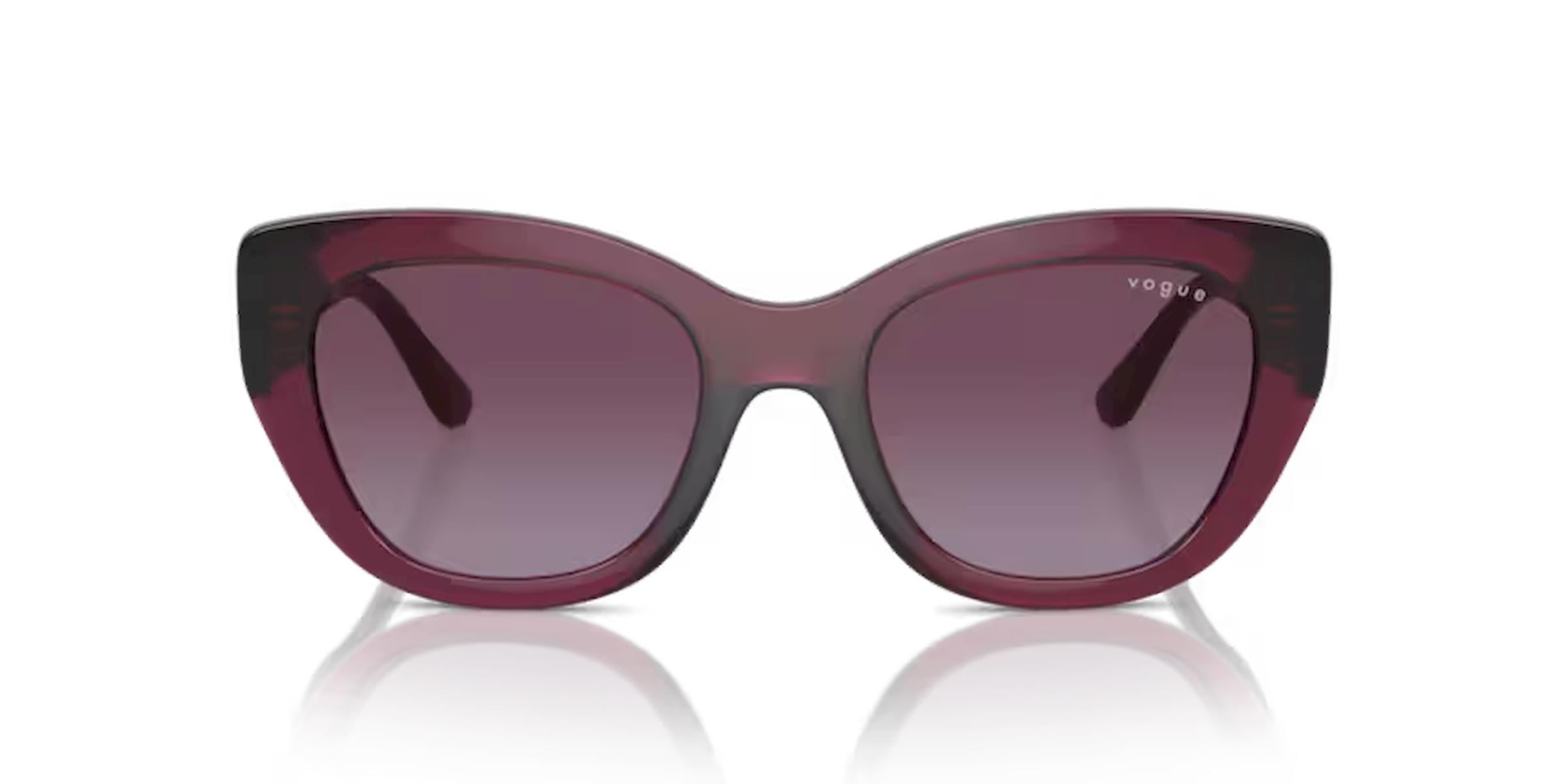 Vogue VO5567-S 29898H Bordo Kemik Kadın Güneş Gözlüğü