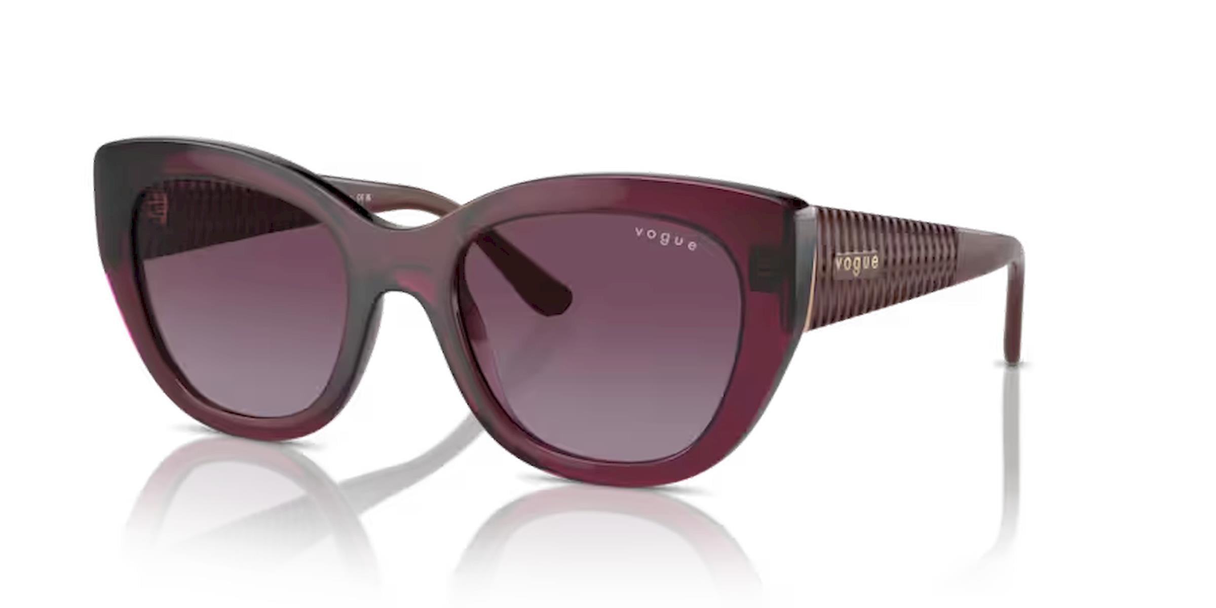 Vogue VO5567-S 29898H Bordo Kemik Kadın Güneş Gözlüğü