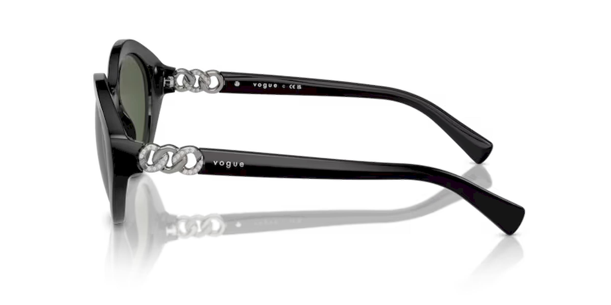 Vogue VO5576-SB W44/71 Oval Siyak Kemik Kadın Güneş Gözlüğü