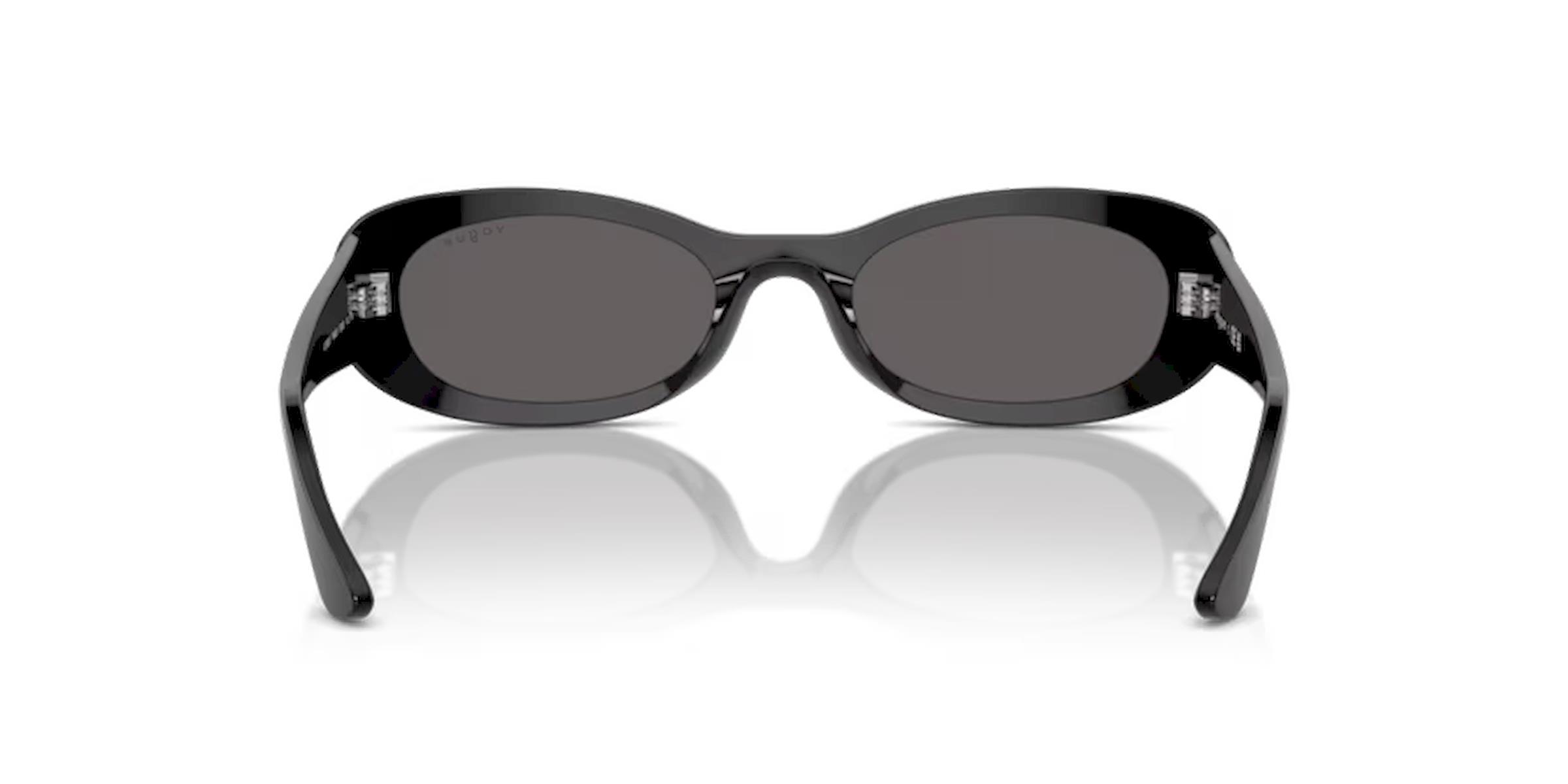 Vogue VO5582-S W44/87 Oval Siyah Kemik Kadın Güneş Gözlüğü