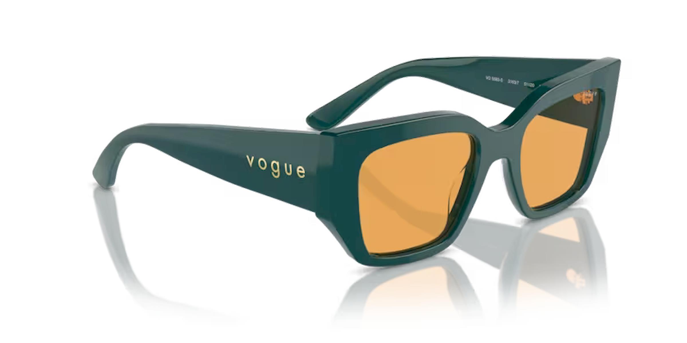Vogue VO5583-S 3163/7 Turkuaz Kemik Kadın Güneş Gözlüğü 