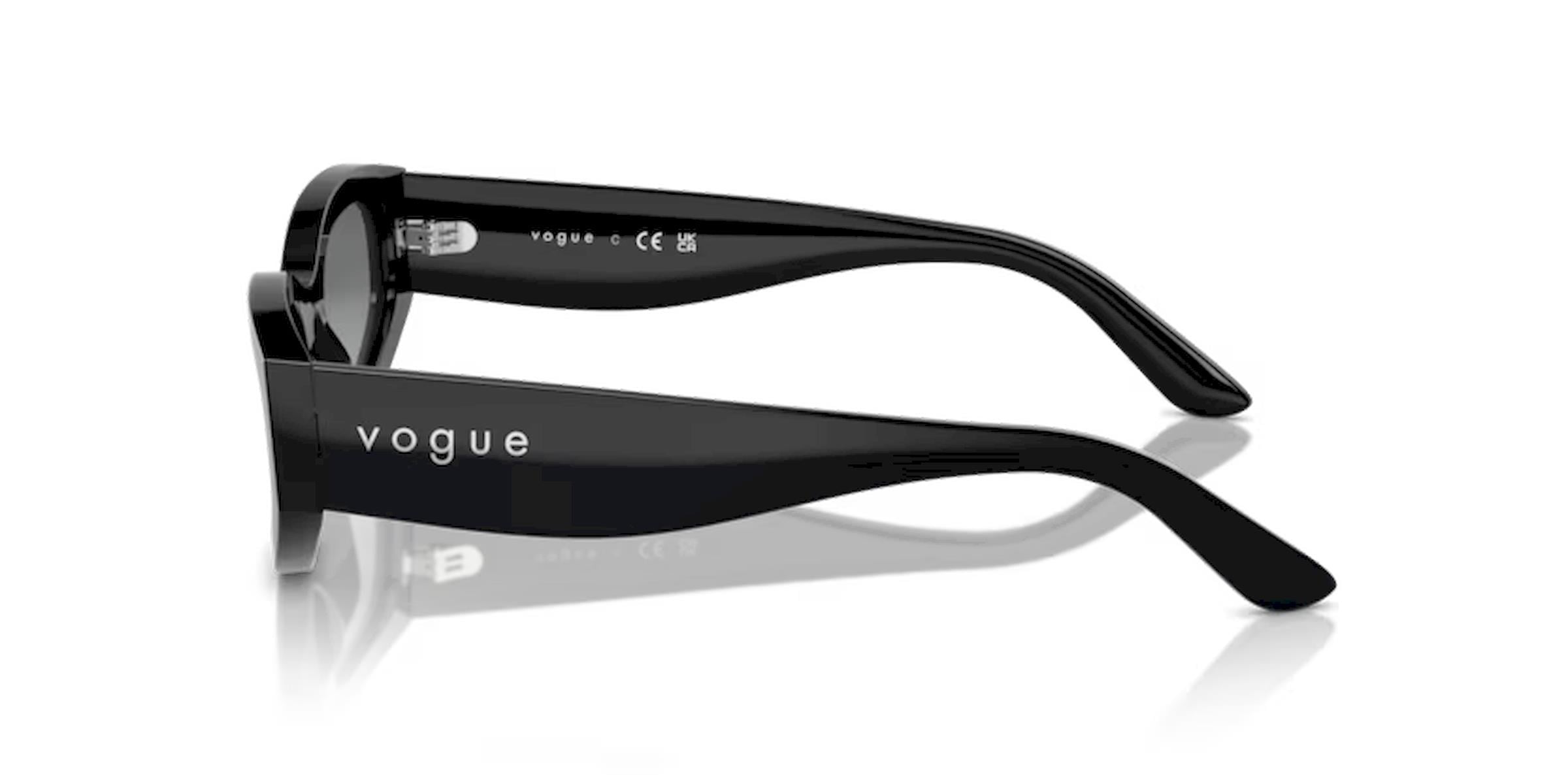 Vogue VO5585-S W44/11 Siyah Cat Eye Kemik Kadın Güneş Gözlüğü