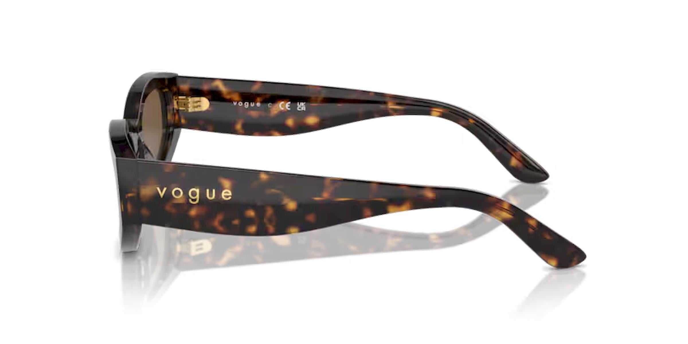 Vogue VO5585-S W65673 Kahve Cat Eye Kemik Kadın Güneş Gözlüğü