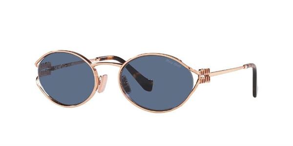 Miu Miu MU52YS ZVF-1V1  Kadın Oval Rose Gold Metal Güneş Gözlüğü