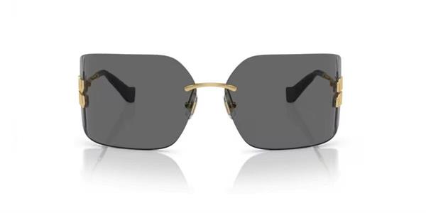 Miu Miu MU54YS 5AK5S0 80 Gold Faset Çerceve Kadın Güneş Gözlüğü