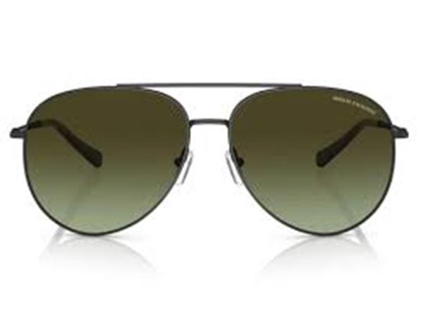 Armanı Exchange 2043S 6000E8 Erkek Mat Siyah Metal Güneş Gözlüğü