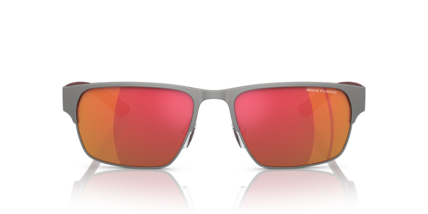 Armani Exchange 2046s 60036Q Mat Gri Metal Aynalı Erkek Güneş Gözlüğü