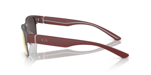 Armani Exchange 2046s 60036Q Mat Gri Metal Aynalı Erkek Güneş Gözlüğü