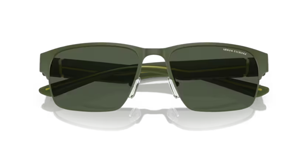 Armanı Exchange 2046s 6109a Yeşil metal erkek güneş gözlüğü