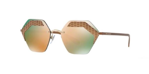 Bvlgari 6103 2037/4Z Pembe Aynalı Faset Kadın Güneş Gözlüğü