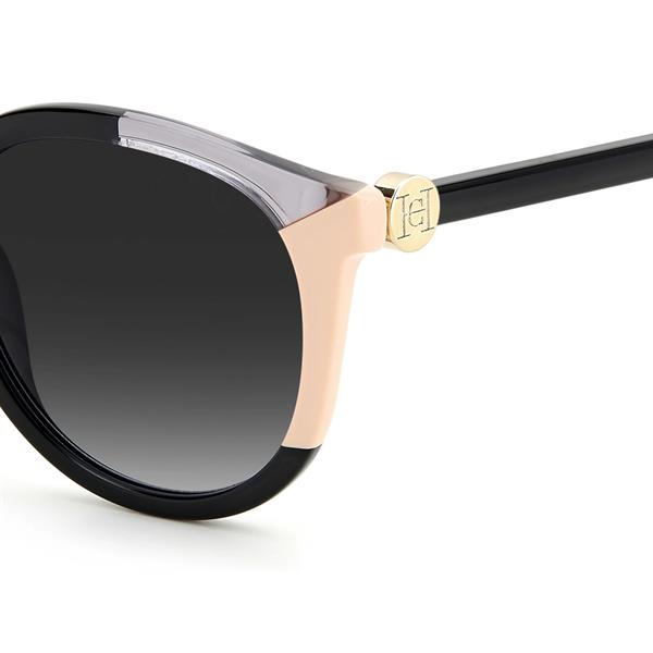 Carolina Herrera 0053/S KDX9O 53*20 Siyah Yuvarlak Kemik Güneş Gözlüğüü