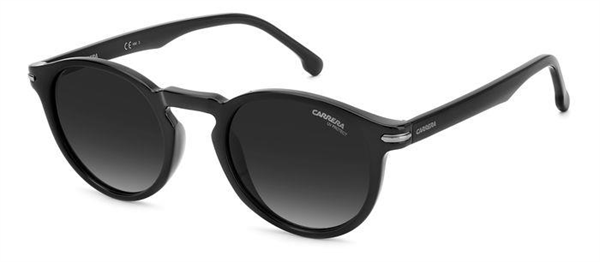 Carrera 301/S 8079O Yuvarlak Siyah Kemik Çerçeve