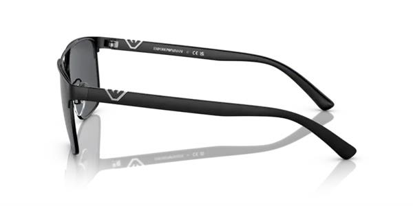 Emporio Armani 2134 3001/87 Erkek Siyah Metal Güneş Gözlüğü