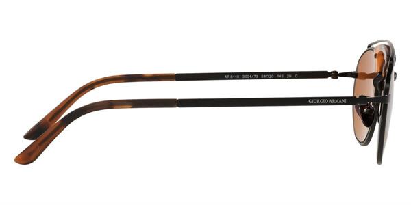 Gıorgıo Armanı 6116 3001/73 Unisex Kahve Metal Güneş Gözlüğü