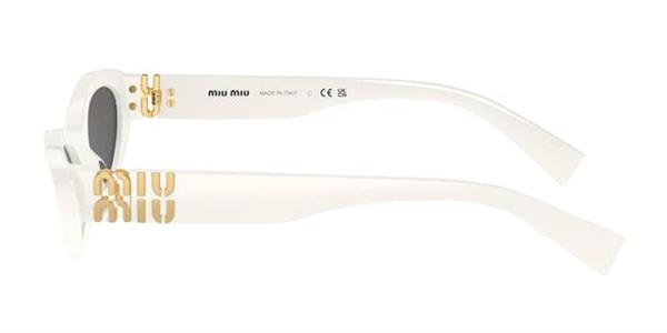Miu Miu SMU09Y 142-5S0 Beyaz Kemik Cat Eye Kadın Güneş Gözlüğü