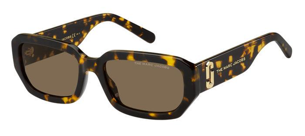 Marc Jacobs MARC614/S O867O Köşeli Kemik Kahve Havana Kadın Güneş Gözlüğü  