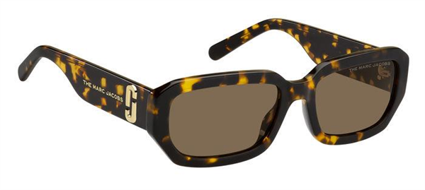 Marc Jacobs MARC614/S O867O Köşeli Kemik Kahve Havana Kadın Güneş Gözlüğü  