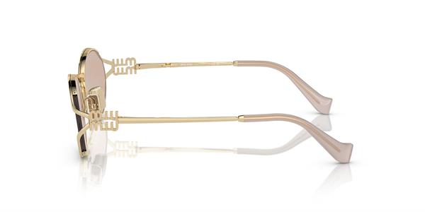 Miu Miu 52YS ZVN20F 54 Kadın Oval Gold Metal Güneş Gözlüğü