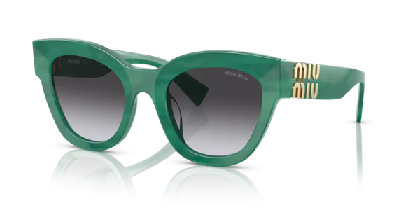 Miu Miu Smu 01y 15H-09S Yeşil Kemik Kadın Güneş Gözlüğü