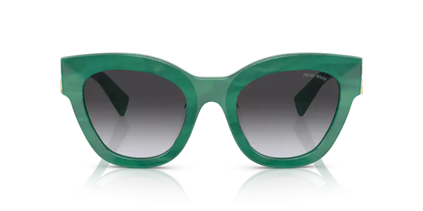 Miu Miu Smu 01y 15H-09S Yeşil Kemik Kadın Güneş Gözlüğü