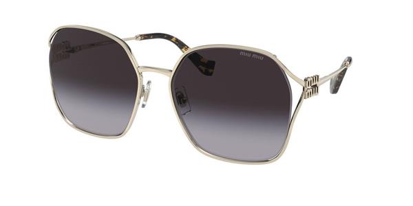 Miu Miu MU52W ZVN-5D1 Gold Metal Kadın Güneş Gözlüğü
