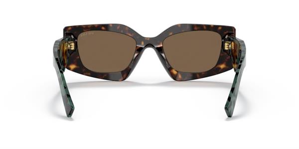 Prada SPR 15Y 2AU-06B Kadın Kahverengi Kemik Güneş Gözlüğü