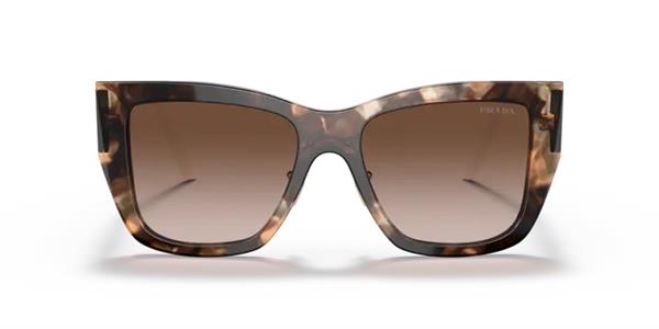 Prada  SPR 21Y 07R-6S1 Kadın Kahverengi Köşeli Güneş Gözlüğü