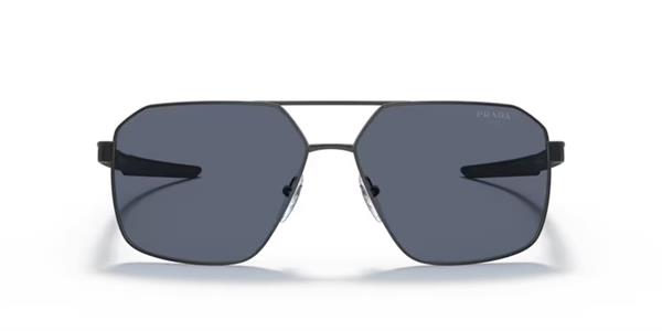 Prada Linea Rossa SPS 55W DG0-09R Erkek Prada Siyah Güneş Gözlüğü