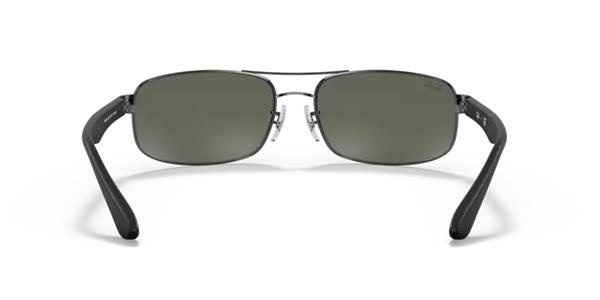 Ray-Ban 3445 004 Erkek Gri Metal Güneş Gözlüğü