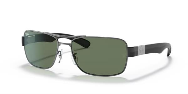 Ray-Ban 3522 004/71 Erkek Gri Metal Güneş Gözlüğü