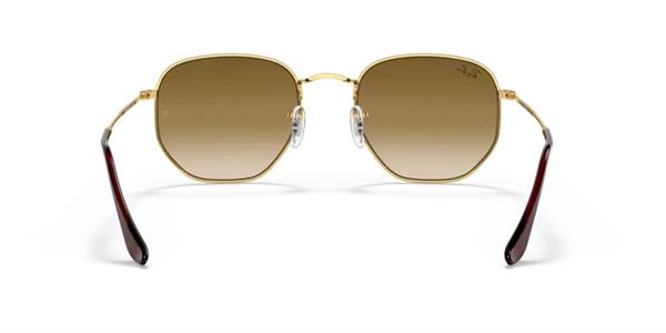 Ray-Ban 3548 001/51 Unisex Gold Metal Güneş Gözlüğü 