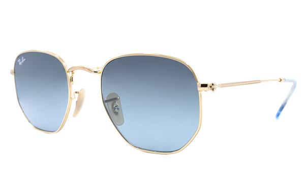Ray-Ban 3548-N 9123/3M Unisex Gold Metal Güneş Gözlüğü