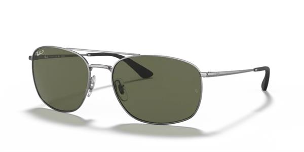 Ray-Ban 3654 004/87 Erkek Gri Metal Güneş Gözlüğü