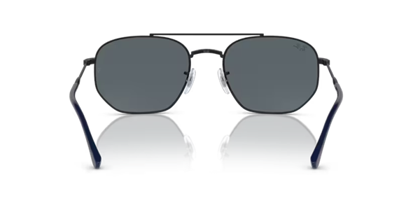 Ray-Ban 3707 9257/R5 Unisex Siyah Metal Güneş Gözlüğü