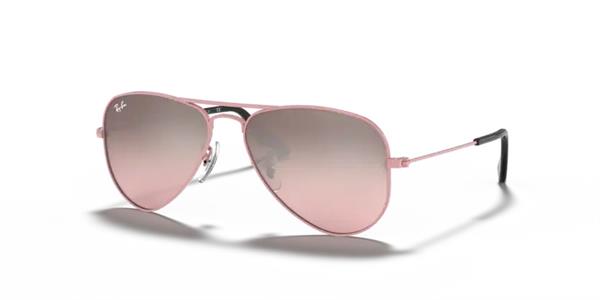 Ray-Ban Junior 9506S 211/7E Kız Çocuk Pembe Metal Güneş Gözlüğü