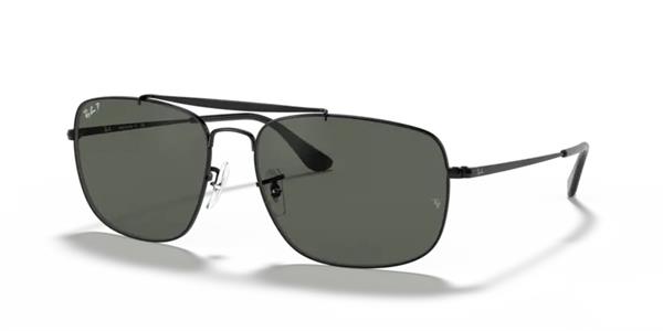 Ray-Ban 3560 The Colonel 002/71 Erkek Siyah Metal Güneş Gözlüğü