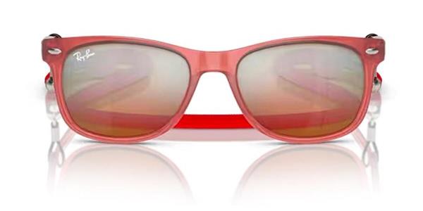 Ray-Ban Junior RJ 9052S 7145/A8 Aynalı Kırmızı Kemik Cocuk Güneş Gözlüğü