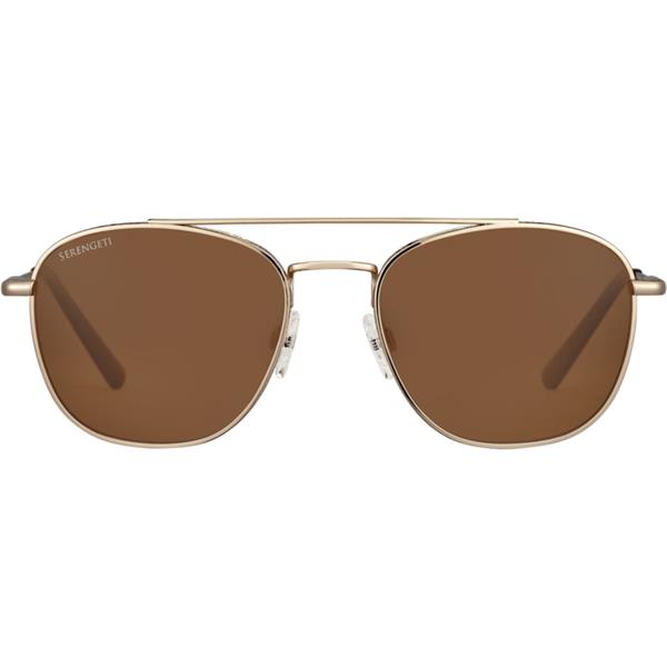Serengetı Carroll SS542003 Unisex Mat Gold Metal Güneş Gözlüğü