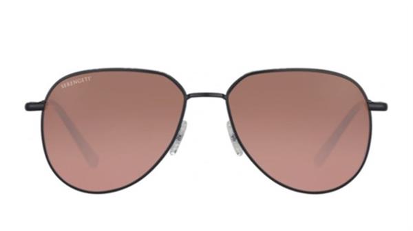 Serengetı Haywood SS543002 Unisex Mat Siyah Metal Güneş Gözlüğü