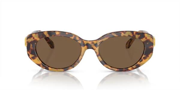 Swarovskı SK6002 104073 Kahverengi Havana Oval Kadın Kemik Güneş Gözlüğü