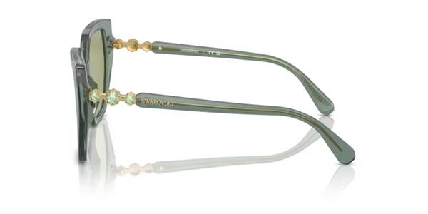 Swarovski SK6016 104382 Şeffaf Yeşil Kemik Kadın Güneş Gözlüğü