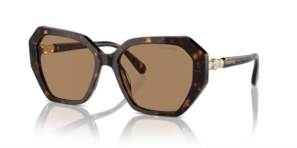 Swarovskı SK6017 1002M4 Kahverengi Köşeli Kadın Güneş Gözlüğü