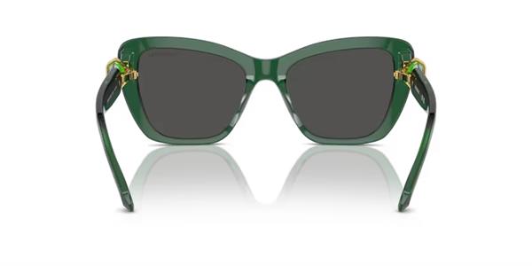 Swarovskı  SK6018 1045/87 Yeşil Kadın Kemik Güneş Gözlüğü