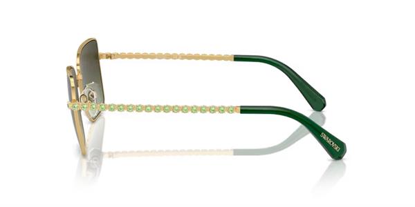 Swarovski SK7015 4004E8 Gold Metal Köşeli Kadın Güneş Gözlüğü