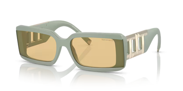 Tiffany & Co. TF4197 8365/8 Su Yeşili Köşeli Kemik Kadın Güneş Gözlüğü