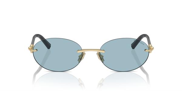 Tiffany & Co 3104D 602180 56 Metal Oval Güneş Gözlüğü