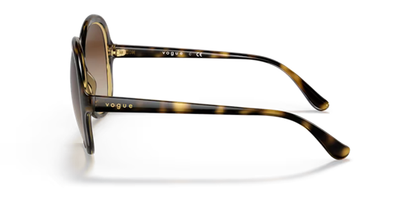 Vogue VO5410-S W65613 Kahve Yuvarlak Kemik Kadın Güneş Gözlüğü